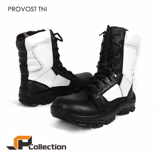 SPC Sepatu PDL Provost TNI Militer Kulit Asli Type Jeruk