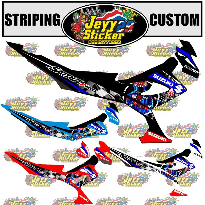 STRIPING SATRIA FU FACELIFT CBU BARONG TYPE S CUSTOM SUKA SUKA