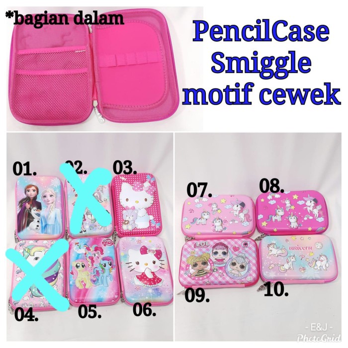 

BISA COD Kotak Pensil hardtop 3D model smiggle
