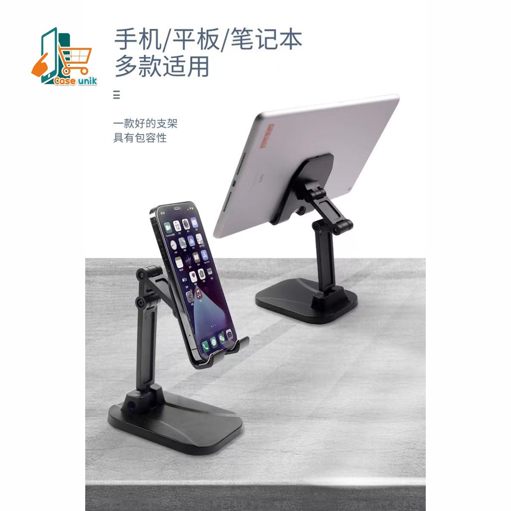 PHONE HOLDER MEJA BUAT HP STAND HP UNIVERSAL HOLDER DESKTOP PHONE HOLDER COCOK UNTUK SMARTPHONE TAB DAN IPAD CS5272