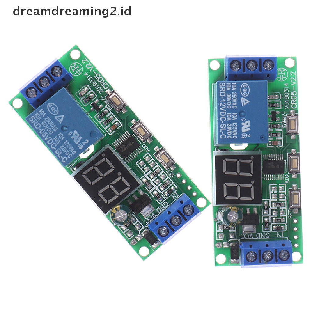 (dream) Digital time infinite delay switch timer relay Modul dc5v12v24v.