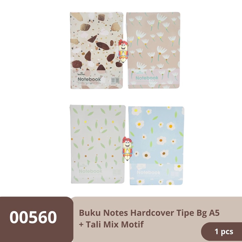 

Note Book / Notebook Hardcover A5 Mikirei / Buku catatan A5 Mikirei