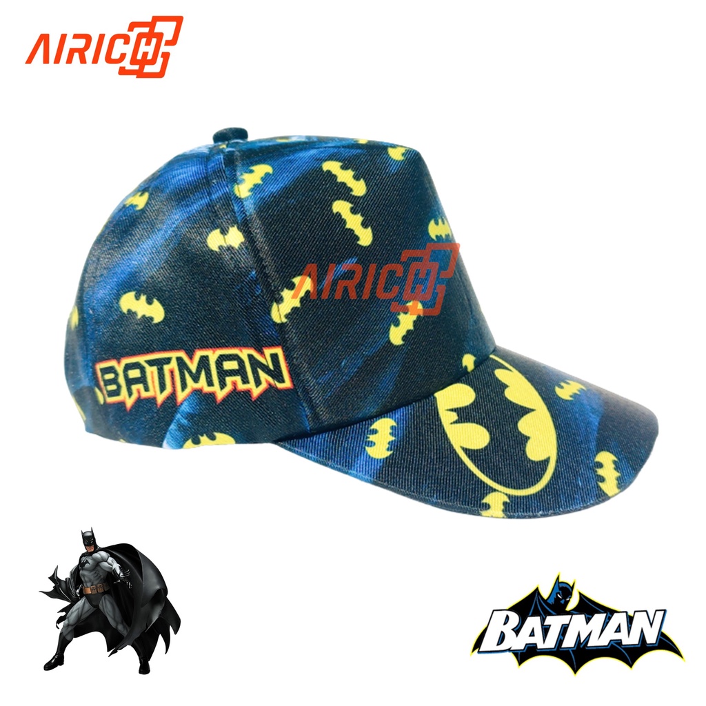 Topi Baseball Anak Laki laki Umur 3 4 5 6 7 8 Tahun Karakter BATMAN Topi Anak Cowok Baseball Basebal