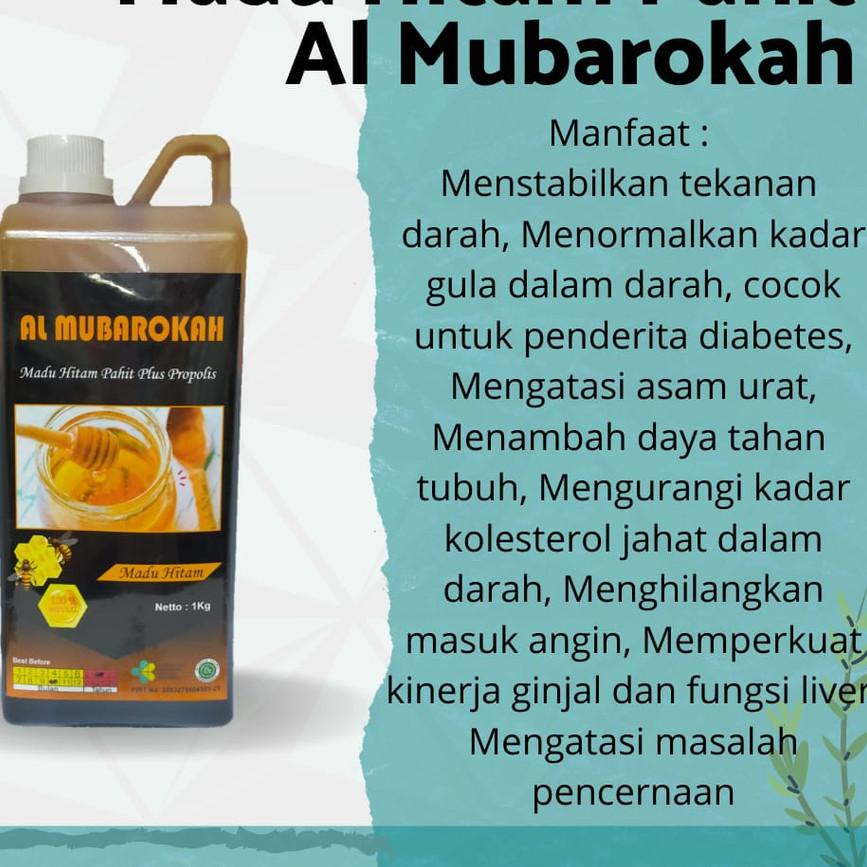 

COD |KG7|Madu Hitam Pahit Al Mubarokah Kemasan 1 Kg