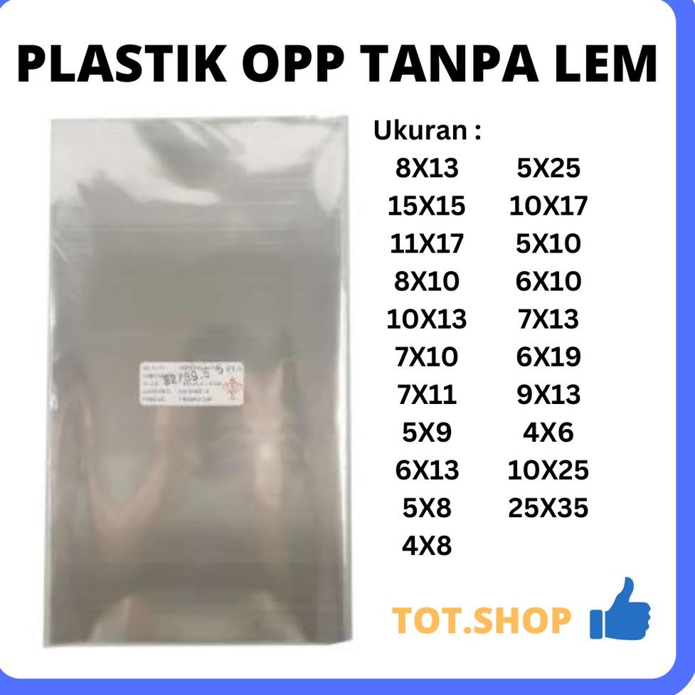 

I99 250gr [1-pak] OPP TEBAL UKURAN 25 X 35 PLASTIK KEMASAN TEBAL BENING Tanpa Lem NEW PRODUCT MR46
