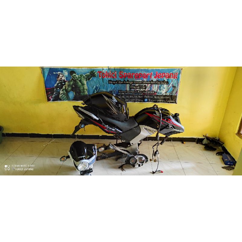 body set Tiger Revo atau body set Tirev Revo hitam 2013 atau body set Tiger