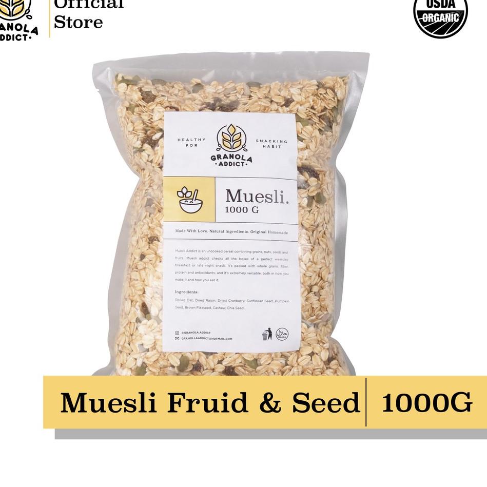 

➽ Granola Addict - Muesli Fruit & Seed 1KG ☛