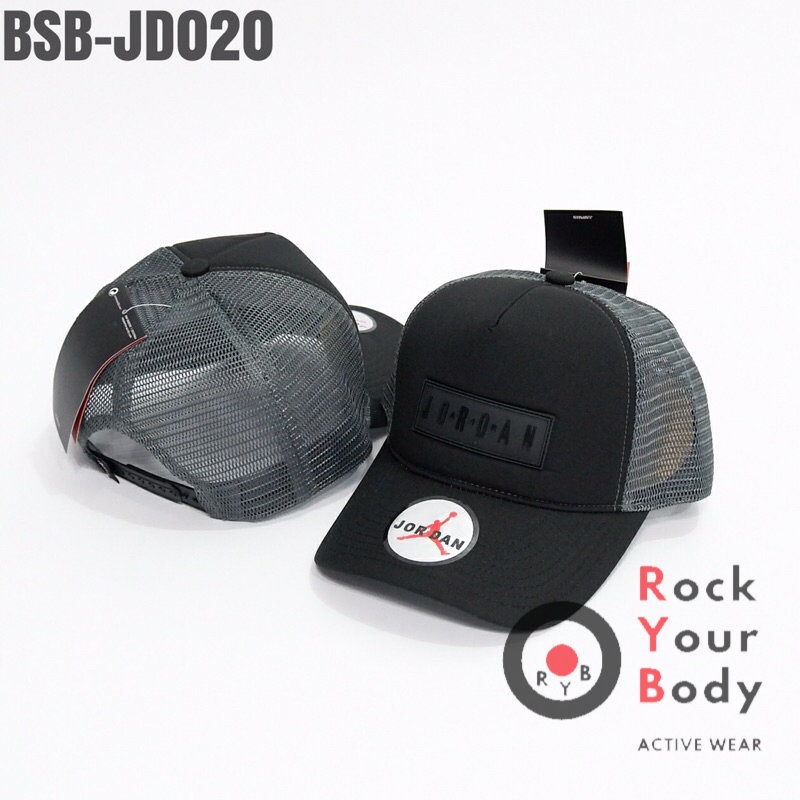 Topi Baseball Pria / Topi Jaring / Topi Trucker / Topi JORDAN Combination Premium - Topi Import / To