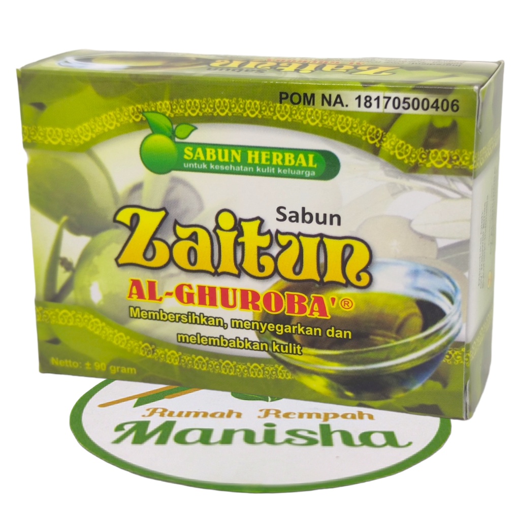 Sabun Zaitun Herbal Al-Ghuroba 90gr