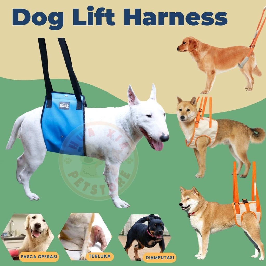 Dog Lift Harness /Alat bantu jalan Anjing / PET Medical Equipment