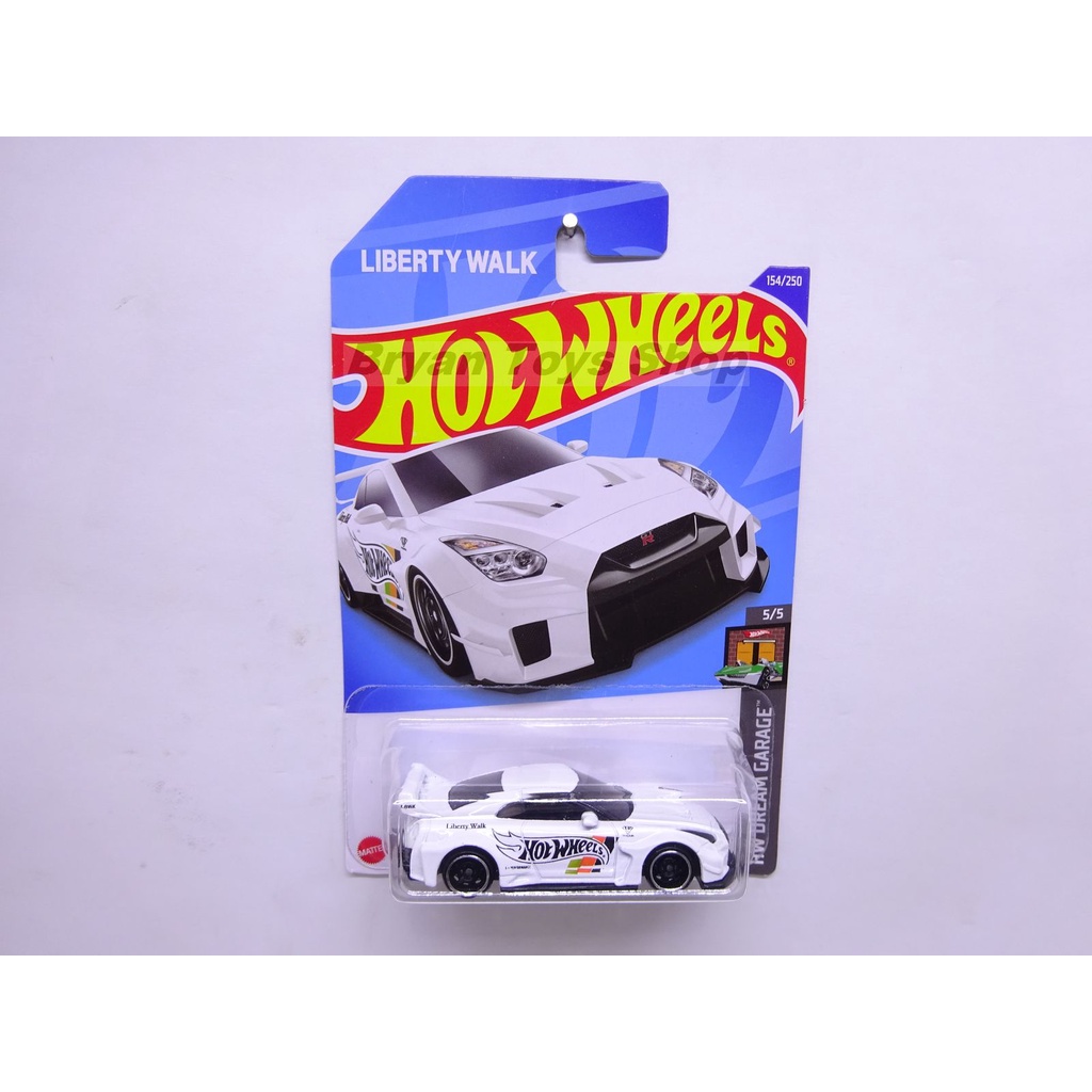 Hot Wheels Card Ketekuk LB Silhouette Works GT Nissan 35GT Ver2 Putih