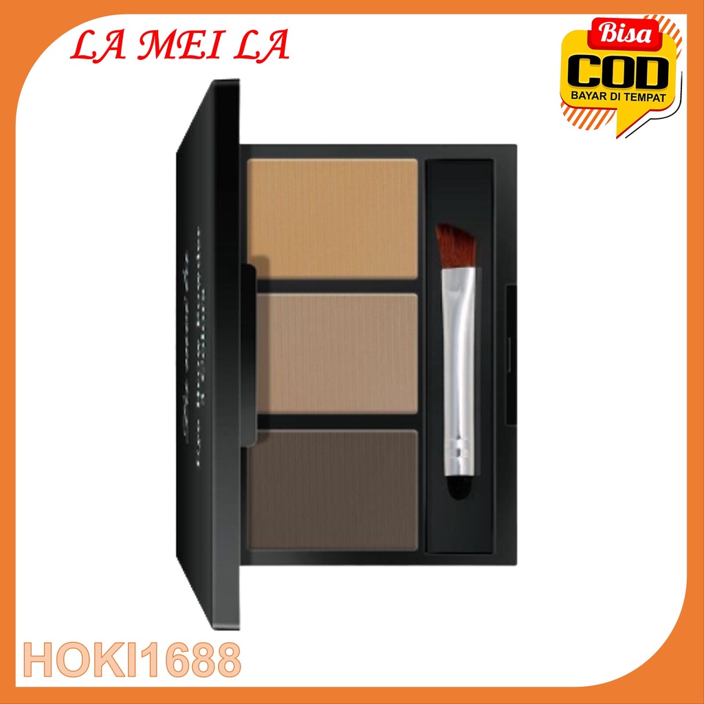 Lameila 3 Color Eyebrow Powder HK-3605