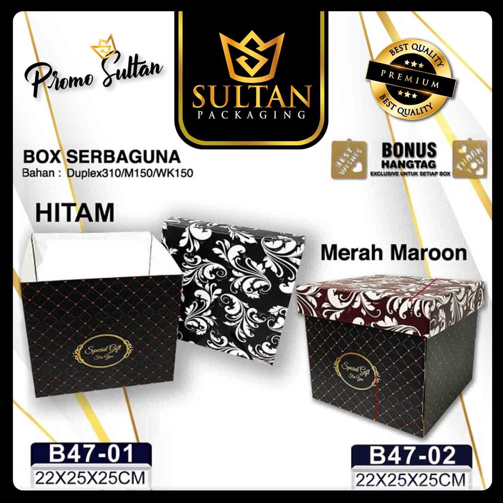 

Box Hampers - Dus Packaging - Kotak Hadiah Besar - B47