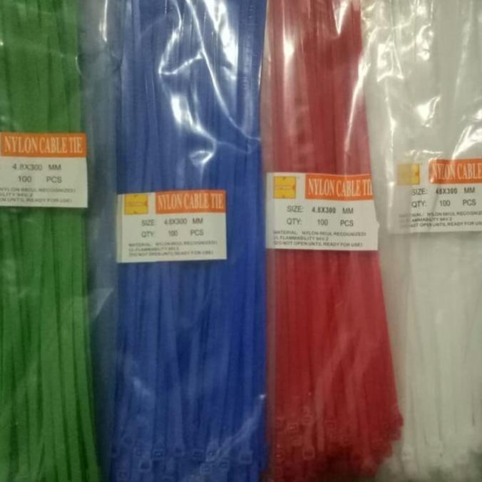 

Warna Biru 100pcs Cable Ties Kabel Ties Tali Kabel 15cm 15 cm rajaav77 Diminati Banget