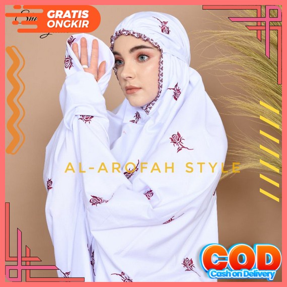 Miskiyyah - Mukena Terusan Dewasa Air Flow Crinkle Mungkena Dewasa Bahan Adem Mukenah Dewasa Jumbo T