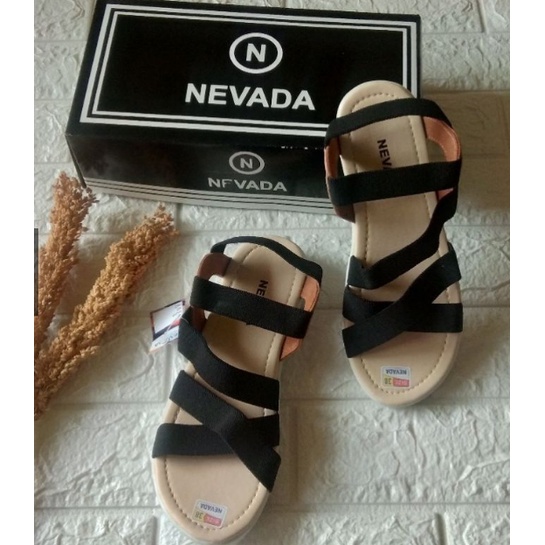 SANDAL CUCI GUDANG BRAND MATAHARI SANDAL WANITA SLIDE SILANG NEVADA | SENDAL WANITA TERBARU | SANDAL