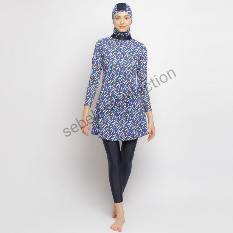 Baju Renang Muslimah Dewasa Motif