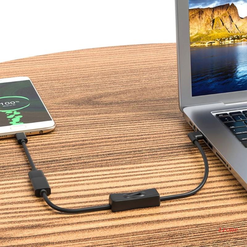 Zzz Kabel Extender USB 3.0 Transfer Data Tinggi Dengan Saklar Untuk Komputer PC Lampu USB