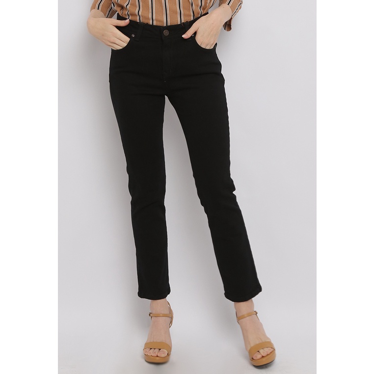 Rodeo - Jeans Wanita - Ines Jeans - Black