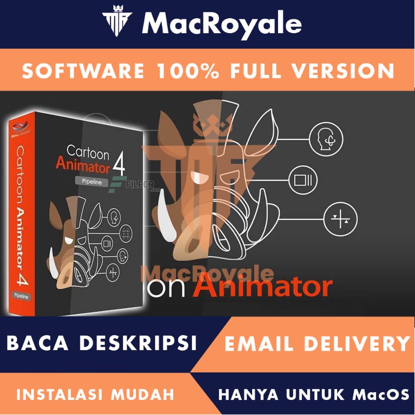 [MacOS] Reallusion Cartoon Animator Pipeline Full Version Lifetime Full Garansi