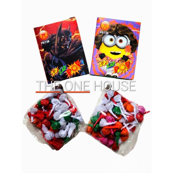 MAINAN ANAK - ANAK  _  BANTING POP POP BAWANG 50pcs LEMPAR ( perbox kecil ) ECERAN POP POP BAWANG _ Kembang api