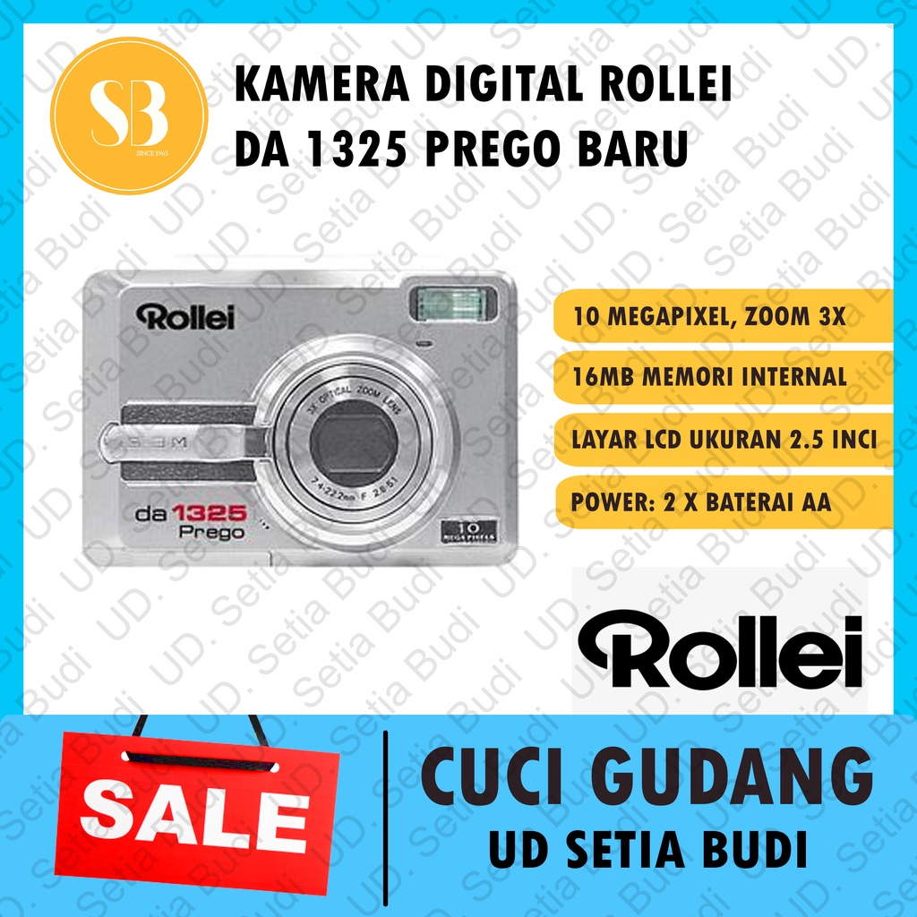 Kamera Digital Rollei Da 1325 Prego Made in Germany Baru dan Murah