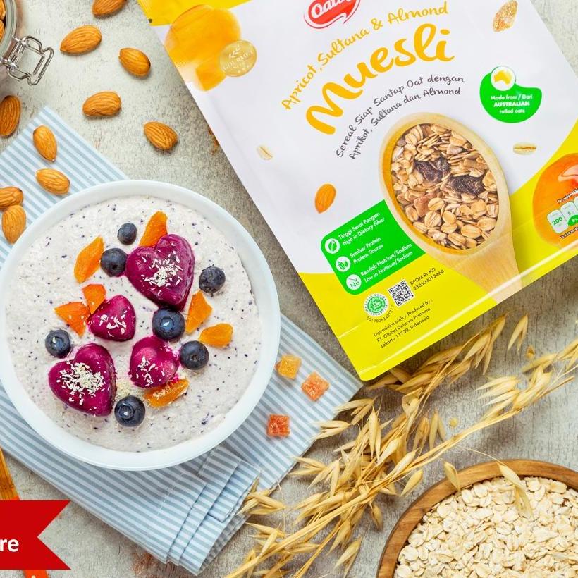 

☇ Oatsy Muesli Organic 500 gr Sereal Dried Fruit Natural Super Food ➾