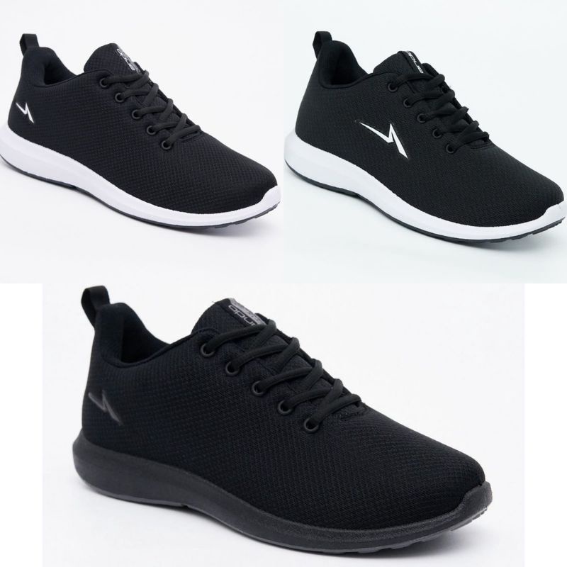 ANDO SEPATU ANAK SEKOLAH SEPATUHITAM PUTIH HITAM POLOS SEPATU PRIA WANITA MURAH SIZE 35-43