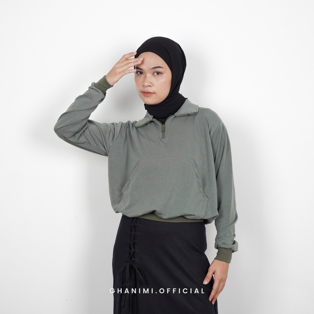 Ghanimi -  Bora Jacket Olahraga / Sport wear / Jaket Lari / Jaket Polos / Jaket Sleting / Hoodie Olahraga