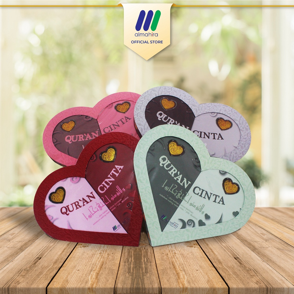 ( BISA CETAK NAMA ) UKURAN BESAR - Al Quran Cinta Almahira Almahira Kado Pernikaha - Almahira