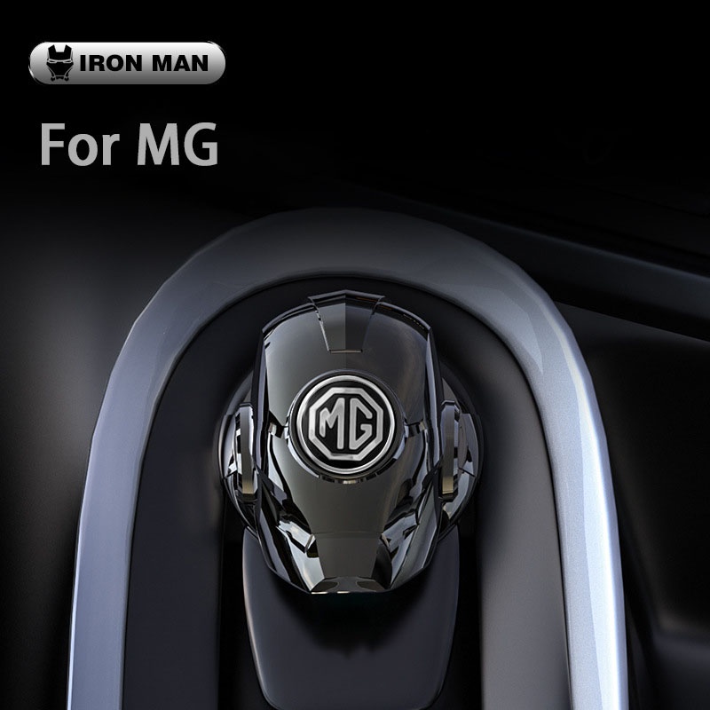 Mg Modifikasi Mobil Satu Tombol Start Button Ignition Switch Rotating Cover Pelindung Iron Man Car Styling Untuk MG 2 3 4 5 6 HS ZS EV Aksesoris