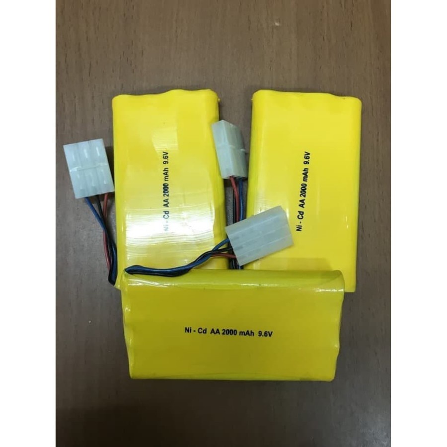 Baterai RC Rakit 8 Soket 3- 9.6 V 2000Mah untuk baterai Mobil Mainan murah