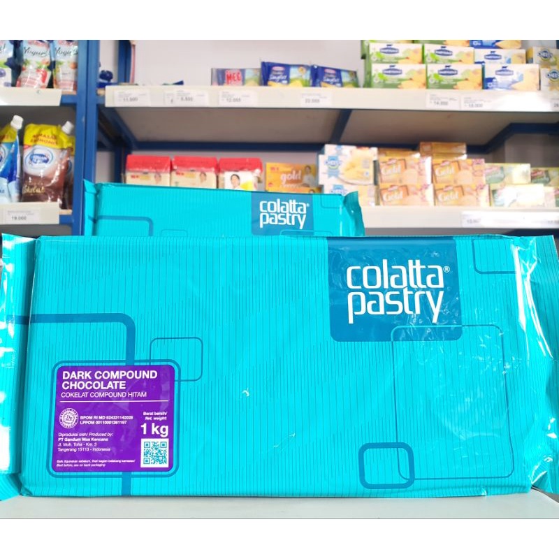 

Colatta Pastry Dark Chocolate 1Kg / Dark Chocolate Pastry 1Kg / Dark Coklat Pastry 1Kg
