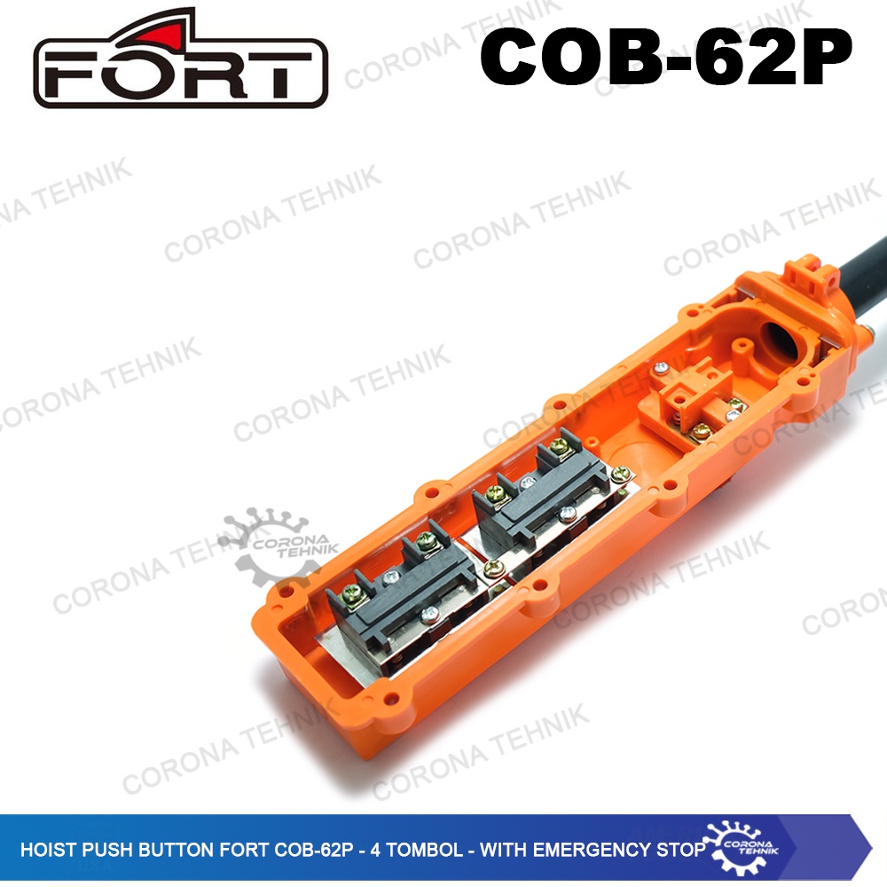 COB-62P - 4 Tombol - With Emergency Stop Hoist Push Button Fort