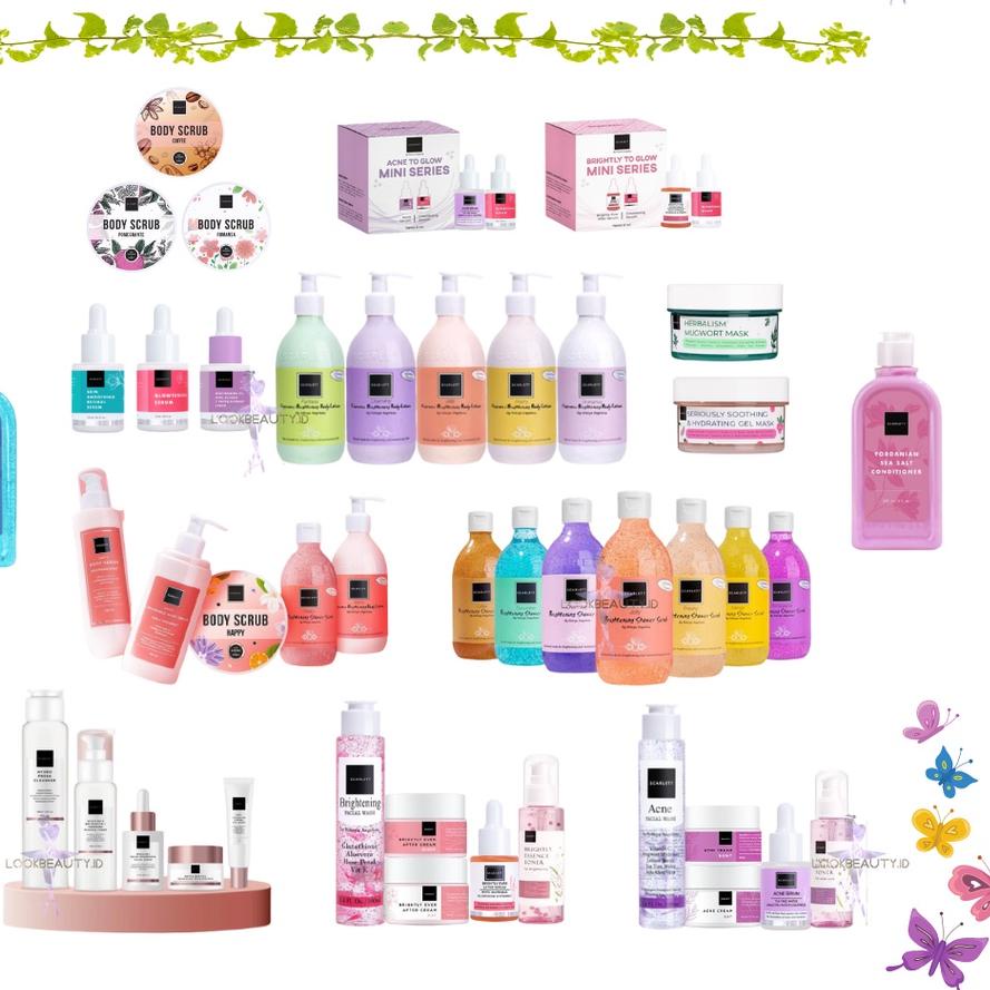 ✴ SCARLETT WHITENING / SCARLET ORIGINAL  LOTION SABUN SERUM CREAM TONER LULUR SCARLETT FELICYA ♖
