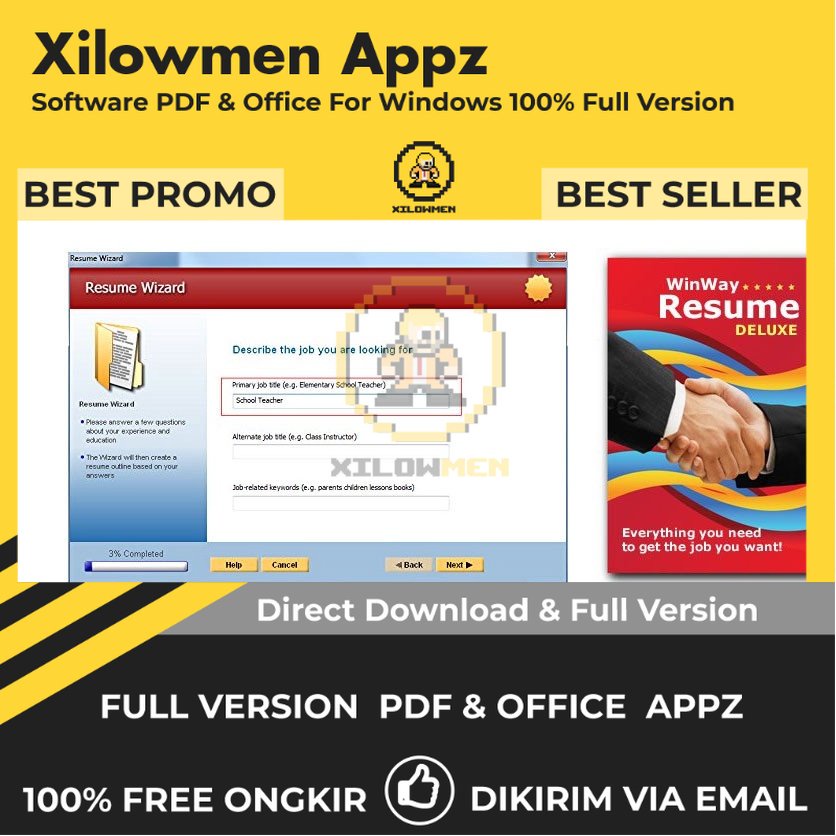 [Full Version]  WinWay Resume Deluxe Pro PDF Office Lifetime Win OS