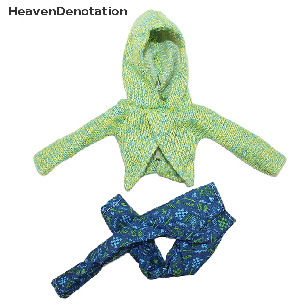 [HeavenDenotation] 1set 30cm Gaun Boneka Winter Dress Set Boneka Dressing Boneka Hadiah1:6 Gaun Boneka HDV