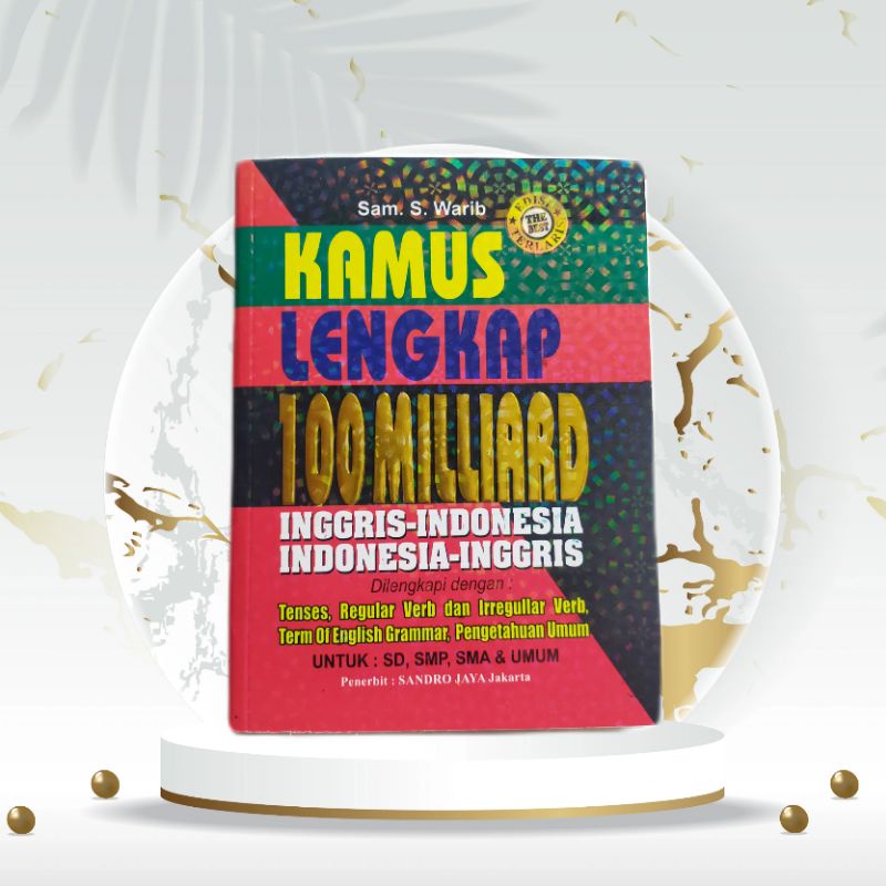 ORI kamus lengkap 100 milyar bahasa Inggris Indonesia edisi terbaru penerbit sandro jaya