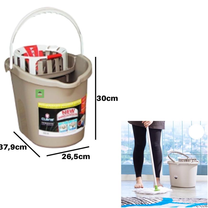 ✤ Ember Pel Powerpel Mop Bucket 13 Ltr 3111 Claris ➣