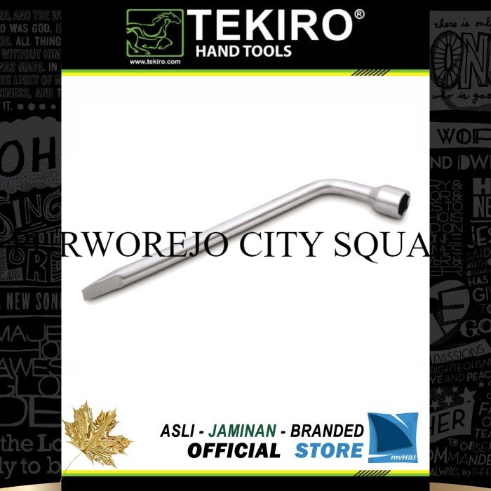 Special Kunci Roda 21 mm Mobil Truk Model L - Offset Wheel Nut Wrench TEKIRO