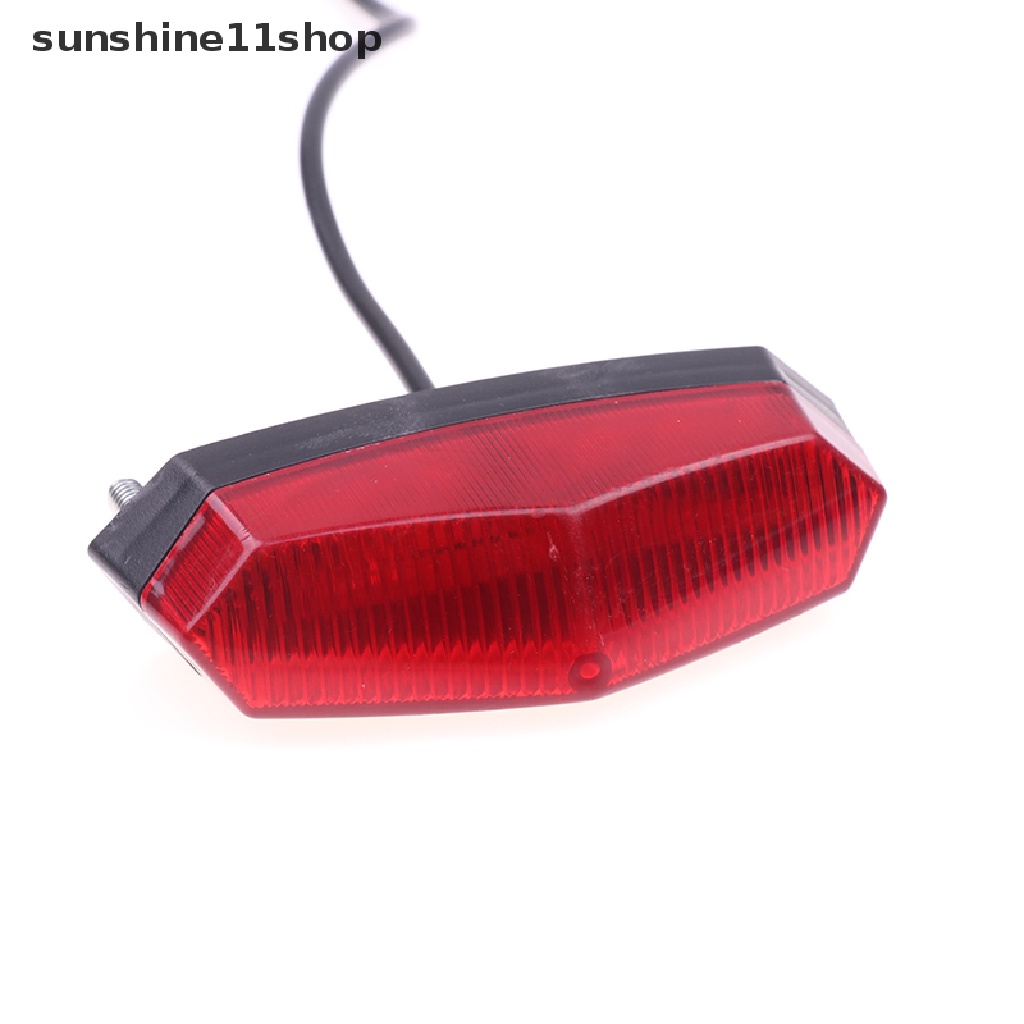 Sho Lampu Belakang Peringatan LED Sepeda Listrik 12V-80V Untuk E-scooter Warning Taillights N