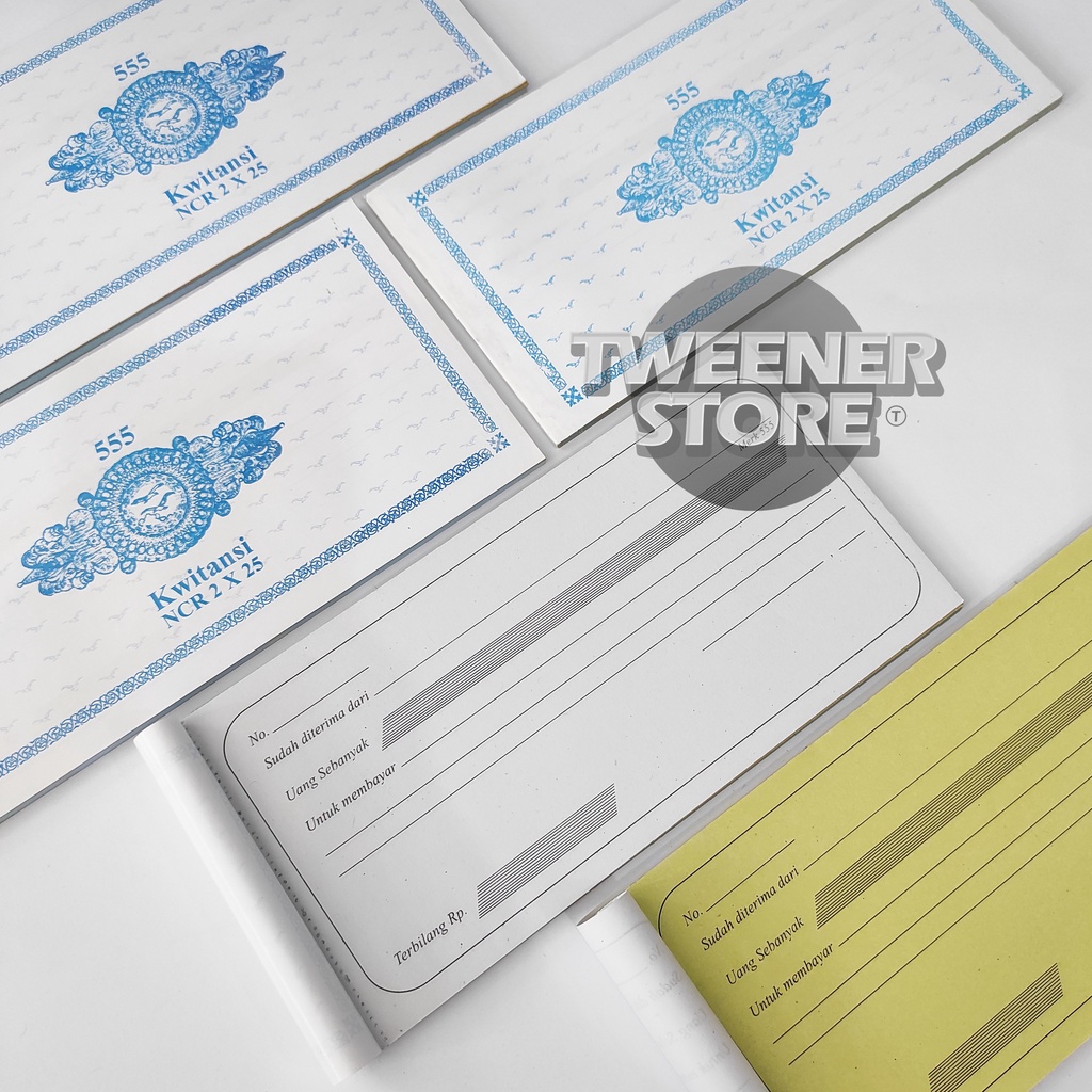 

555 Kwitansi NCR 2ply 25lembar | Kuitansi