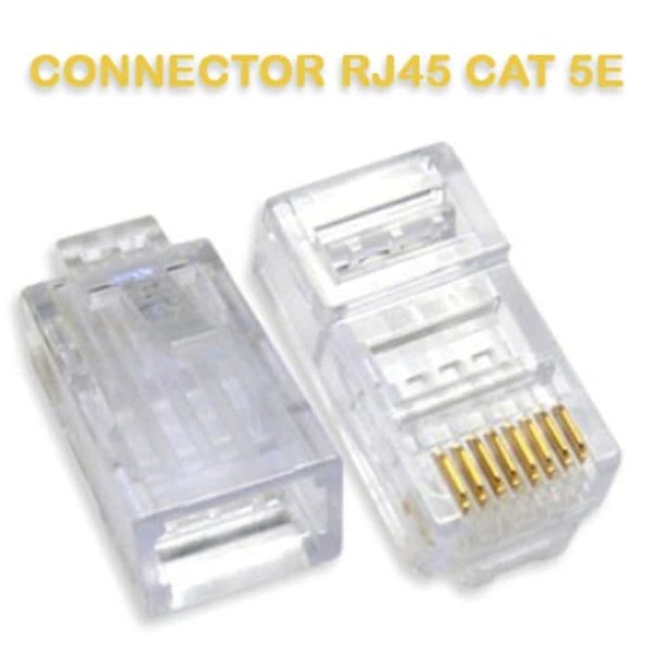 Konektor Rj45 Lan Rj 45 isi 100 pcs untuk cat5e