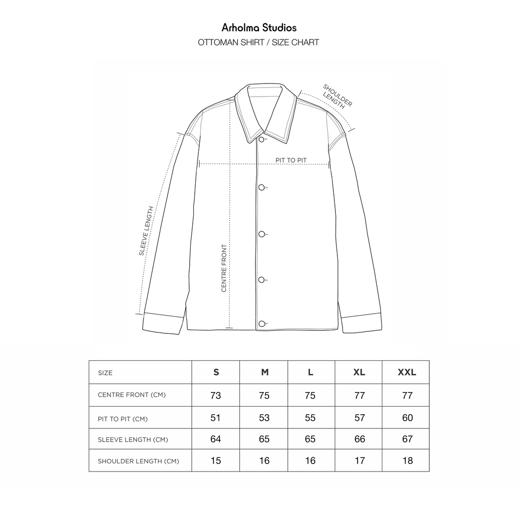 Arholma Studios - Long Sleeve Shirt 'Ottoman' Black