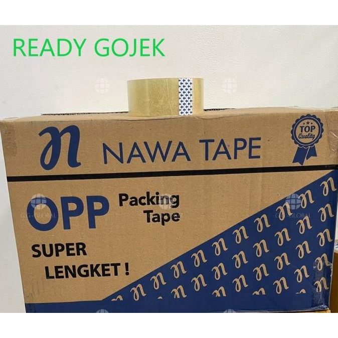 

LAKBAN BENING TRANSPARAN COKELAT 2 INCH X 90 YARD 1 BOX 72PCS