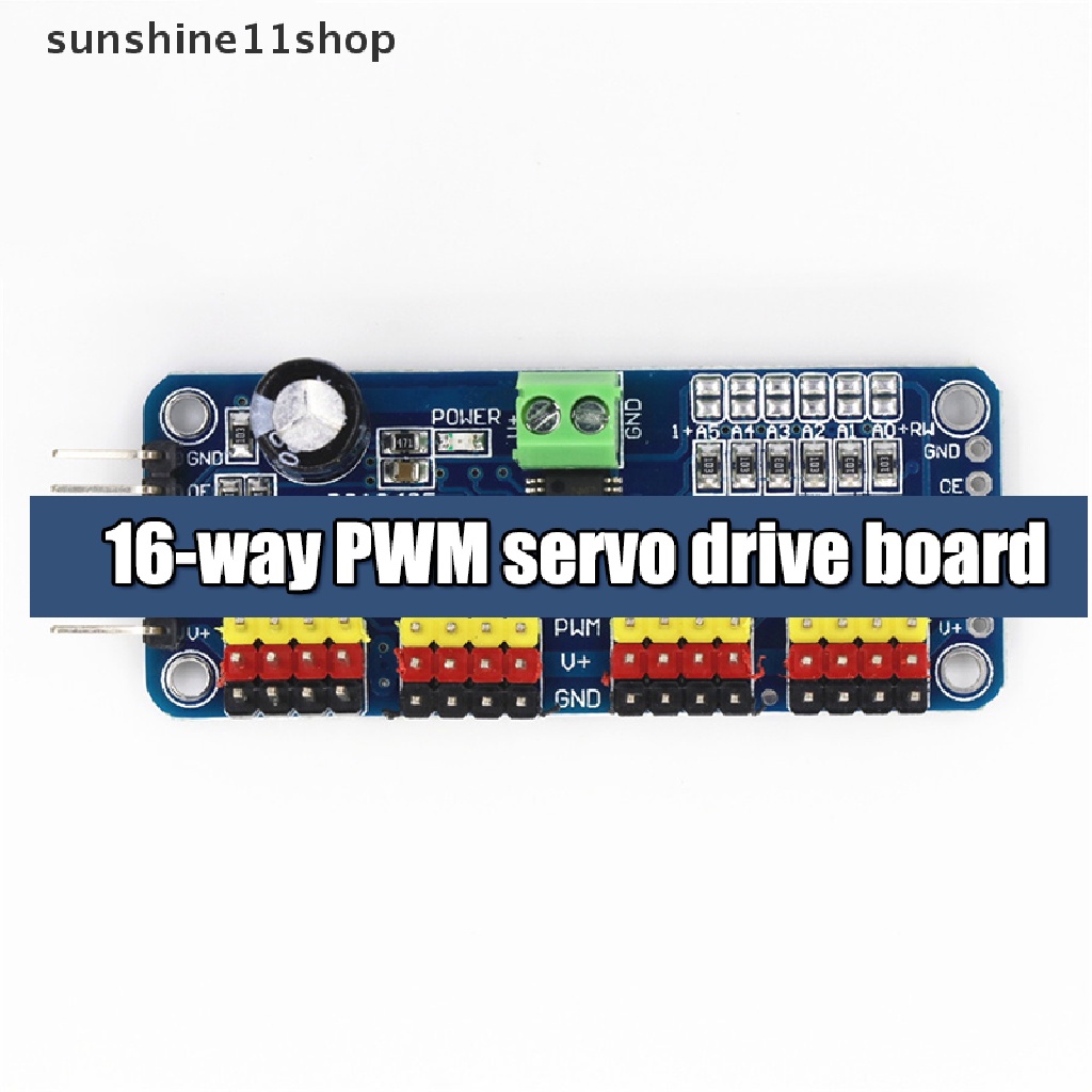 Sho PCA9685 16channel 12-bit PWM/Driver Motor Servo IIC Antarmuka Modul Driver Robot DIY Servo Shield Module N