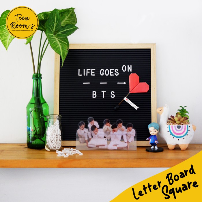 

PARSEL RAMADHAN PAPAN NAMA / LETTER BOARD DEKORASI NAMA BAYI (30x30cm) - krim-hitam