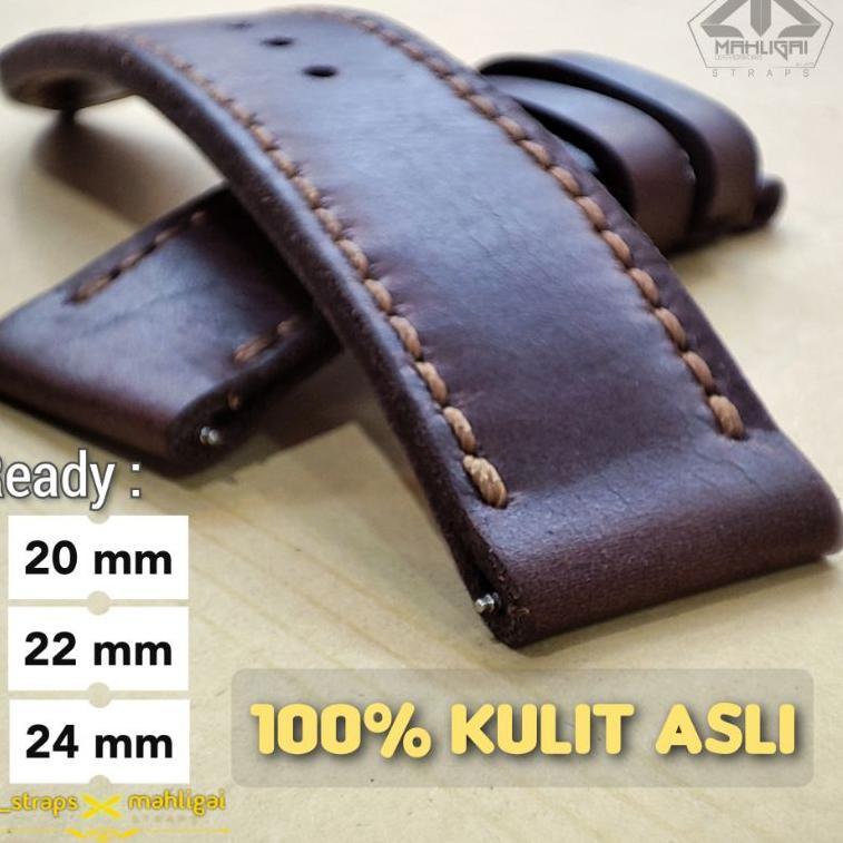 TERMURAH Tali kulit jam tangan kulit asli / Tali jam kulit asli / Strap jam kulit / kulit asli