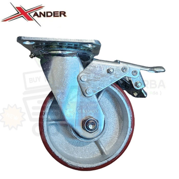 Xander Roda PU Ball Bearing HD Heavy Duty 5 Inch Hidup Rem