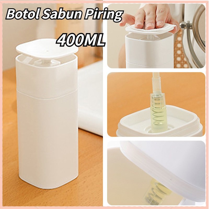 【COD】Botol Penyimpanan Rumah Tangga Creative Toilet Hand Sanitizer Subpackage Makeup Botol Dengan Kapasitas Pompa 400ML